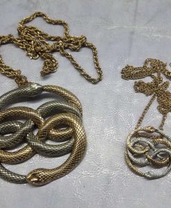 Neverending Story Auryn Pendant Metal Brass Cast Necklace Atreyu Bastion Falkor Falcor Do As You Wish Pendant 25