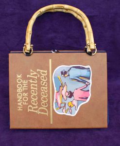 The Handbook for the Recently Deceased Hand Bag - Custom Book Replica / Clutch / Purse / Satchel (Inspired by Beetlejuice)