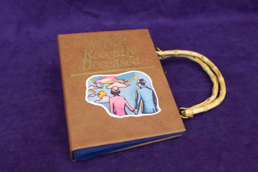 The Handbook for the Recently Deceased Hand Bag - Custom Book Replica / Clutch / Purse / Satchel (Inspired by Beetlejuice)
