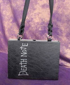 Deathnote Purse Death Note Anime Hand Bag - Custom Book Replica / Clutch / Purse / Satchel (Inspired by Deathnote)