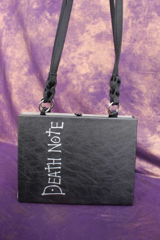 Deathnote Purse Death Note Anime Hand Bag - Custom Book Replica / Clutch / Purse / Satchel (Inspired by Deathnote)