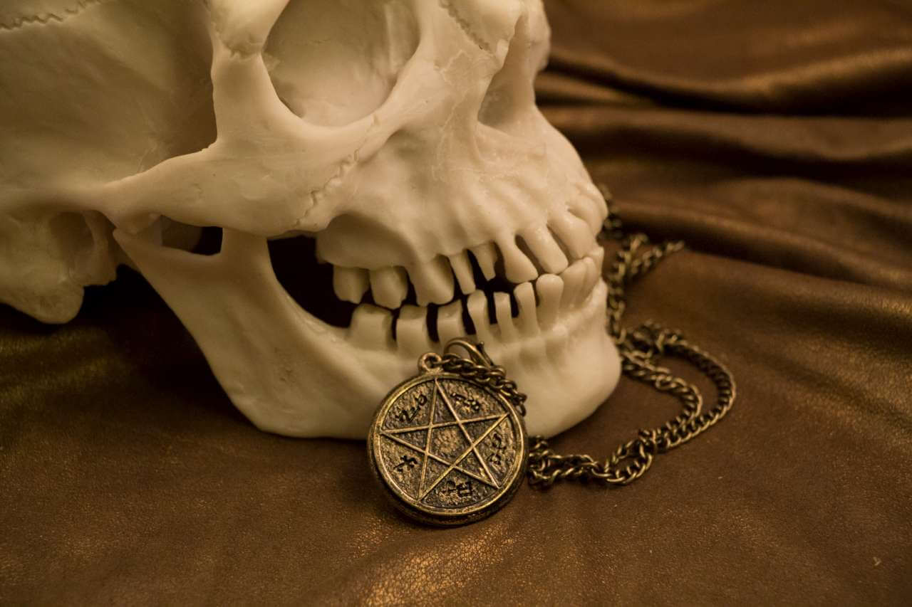 Devils Trap Gold Necklace / Pendant (Inspired by Supernatural - Sam & Dean Winchester)