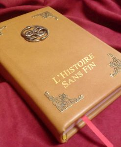 L'Histoire Sans Fin Livre relié en cuir - French Leatherbound Book Prop Replica (Inspired by The Neverending Story)