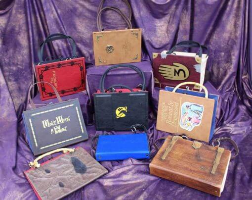 The Hitchhikers Guide to the Galaxy Book Hand Bag - Custom HHGTTG Book Replica / Clutch / Purse / Satchel