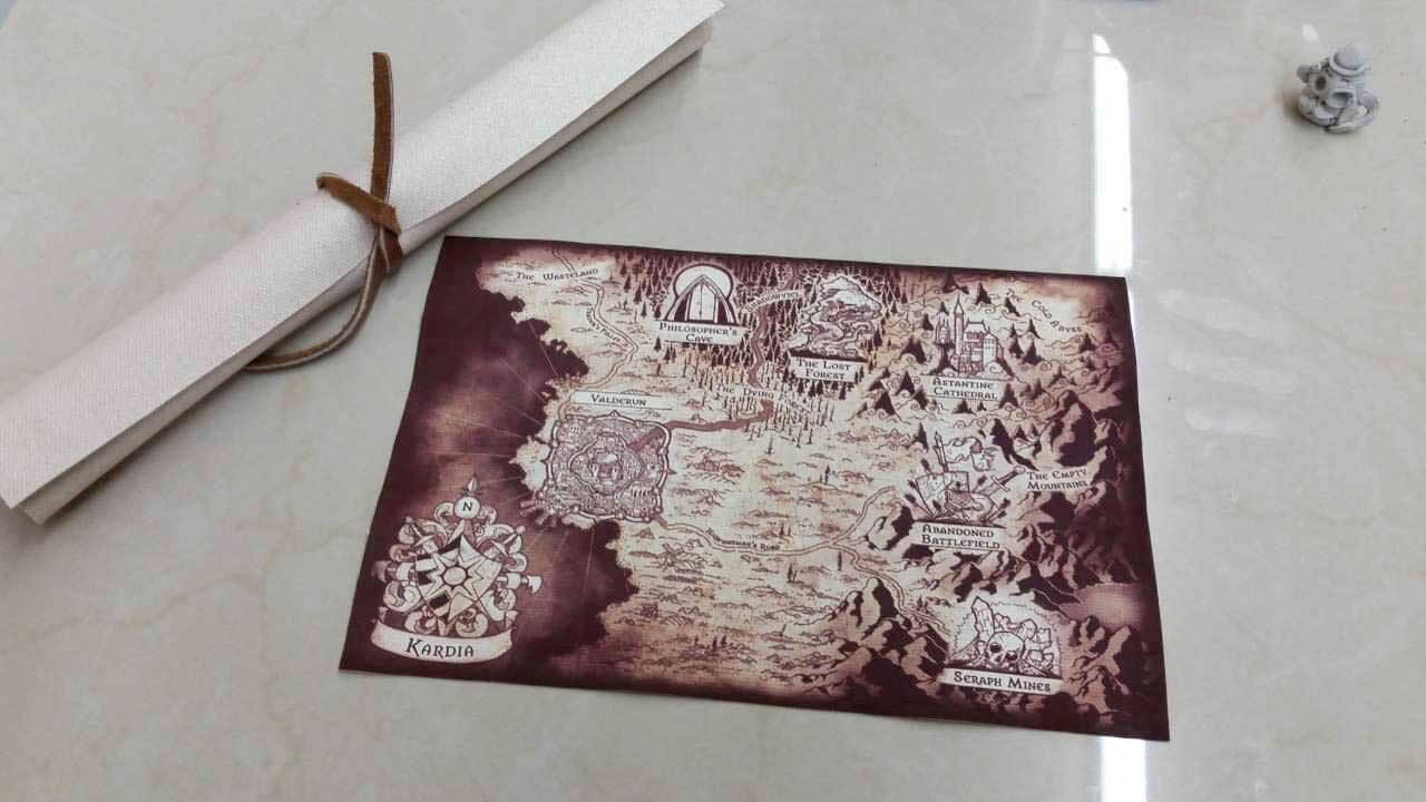 Custom Game Cloth Map RPG Printing Service