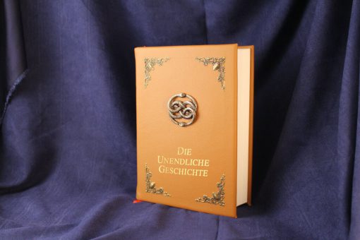 Leder Gebundenes Die Unendliche Geschichte Buch Replica - Leatherbound Prop Replica (inspiriert von die unendliche Geschichte)