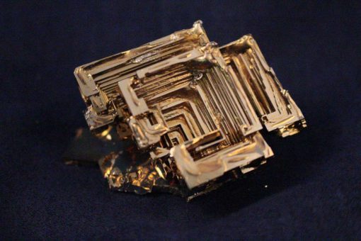 Gold Bismuth Crystals - Unique Rare Gold Colored Lab Grown Bismuth