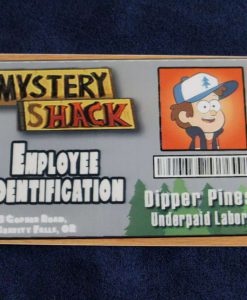 Gravity Falls Mystery Shack Employee ID Badge - Inspired by Gravity Falls