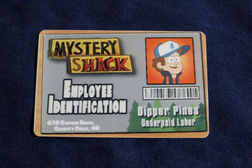 Gravity Falls Mystery Shack Employee ID Badge - Inspired by Gravity Falls