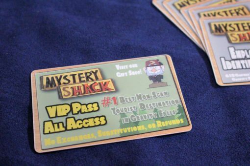 Gravity Falls Mystery Shack VIP Access Ticket - Inspired by Gravity Falls