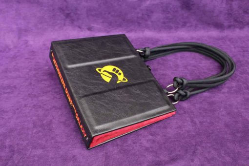 The Hitchhikers Guide to the Galaxy Book Hand Bag - Custom HHGTTG Book Replica / Clutch / Purse / Satchel