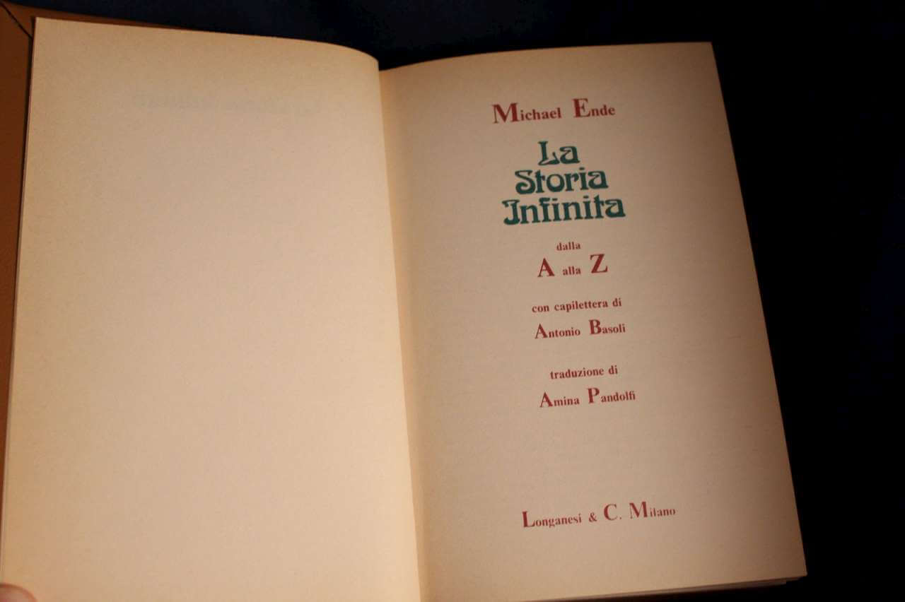 La Storia Infinita Libro Rilegato in Pelle - Neverending Story Leatherbound Book
