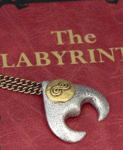 The Labyrinth Movie Pendant of Goblin King Jareth - Dave Bowie Jareth's Necklace Replica