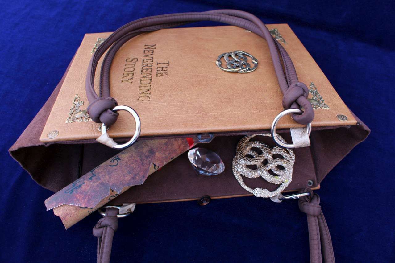 The Neverending Story Hand Bag - Custom Book Auryn Replica / Clutch / Purse / Satchel