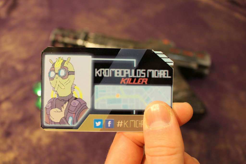 Krombopulos Michael ID Badge & Business Card - Inspired by Rick and Morty