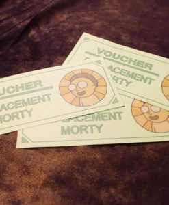 Rick and Morty Replacement Morty Voucher Certificate