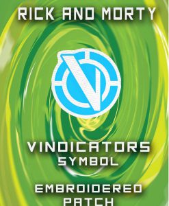 Rick and Morty - Vindicators Symbol Embroidered Iron On Patch