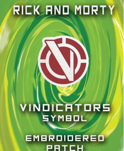 Rick and Morty - Vindicators Symbol Embroidered Iron On Patch