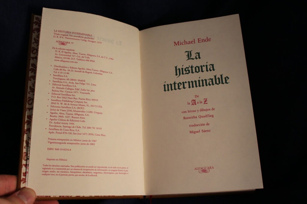 La Historia Interminable Libro de Cuero - Spanish Leatherbound Book Prop Replica (Inspired by The Neverending Story)