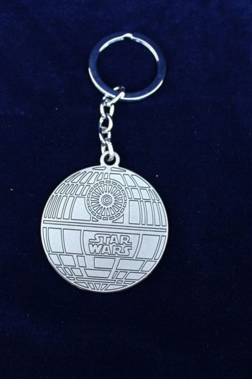 Star Wars Death Star (Deathstar) Silver Keychain