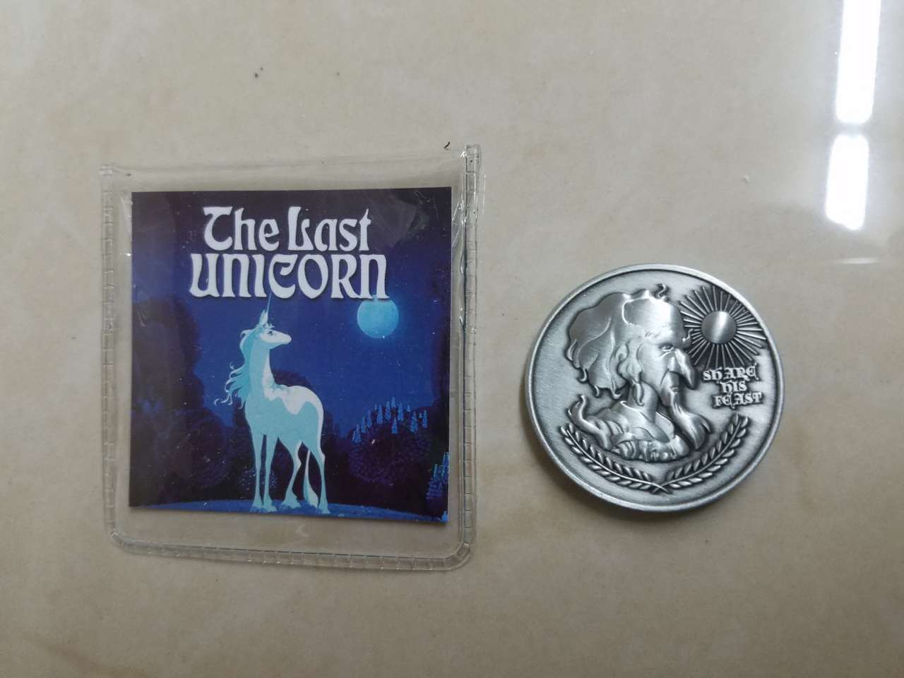 Last Unicorn King Haggard Peter S Beagle Coin 5