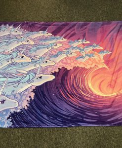 Last Unicorn Ocean Blanket