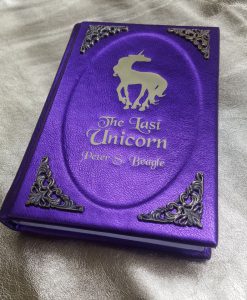 The Last Unicorn Leatherbound Book Collectors Peter S Beagle Leather Replica 26