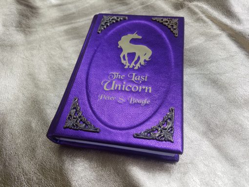 The Last Unicorn Leatherbound Book Collectors Peter S Beagle Leather Replica 26