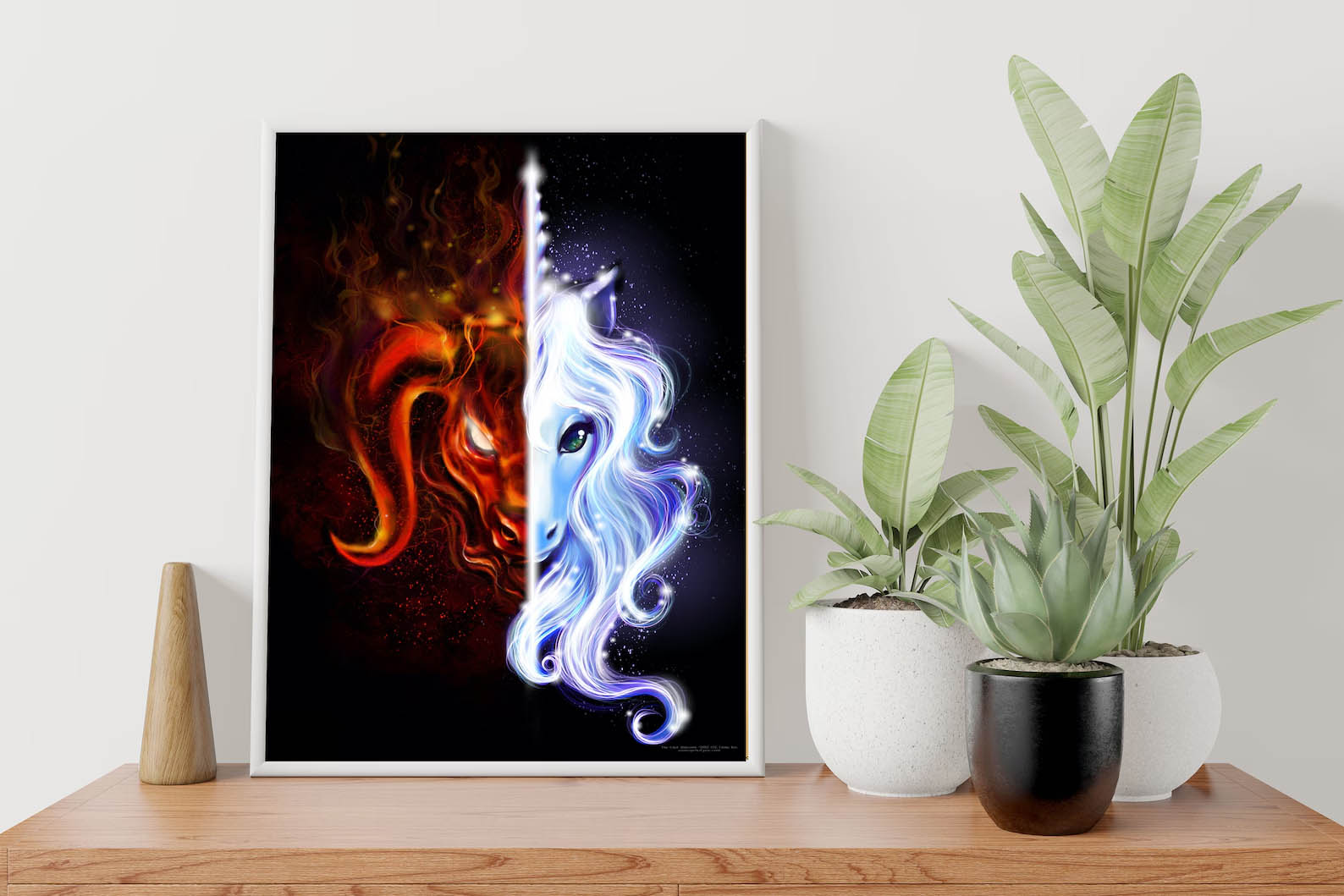 The Last Unicorn – Unicorn and Red Bull Poster (Officially Licensed) - Image 4