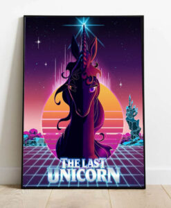 The Last Unicorn – Unicorn Synthwave Retro Poster (Officially Licensed)