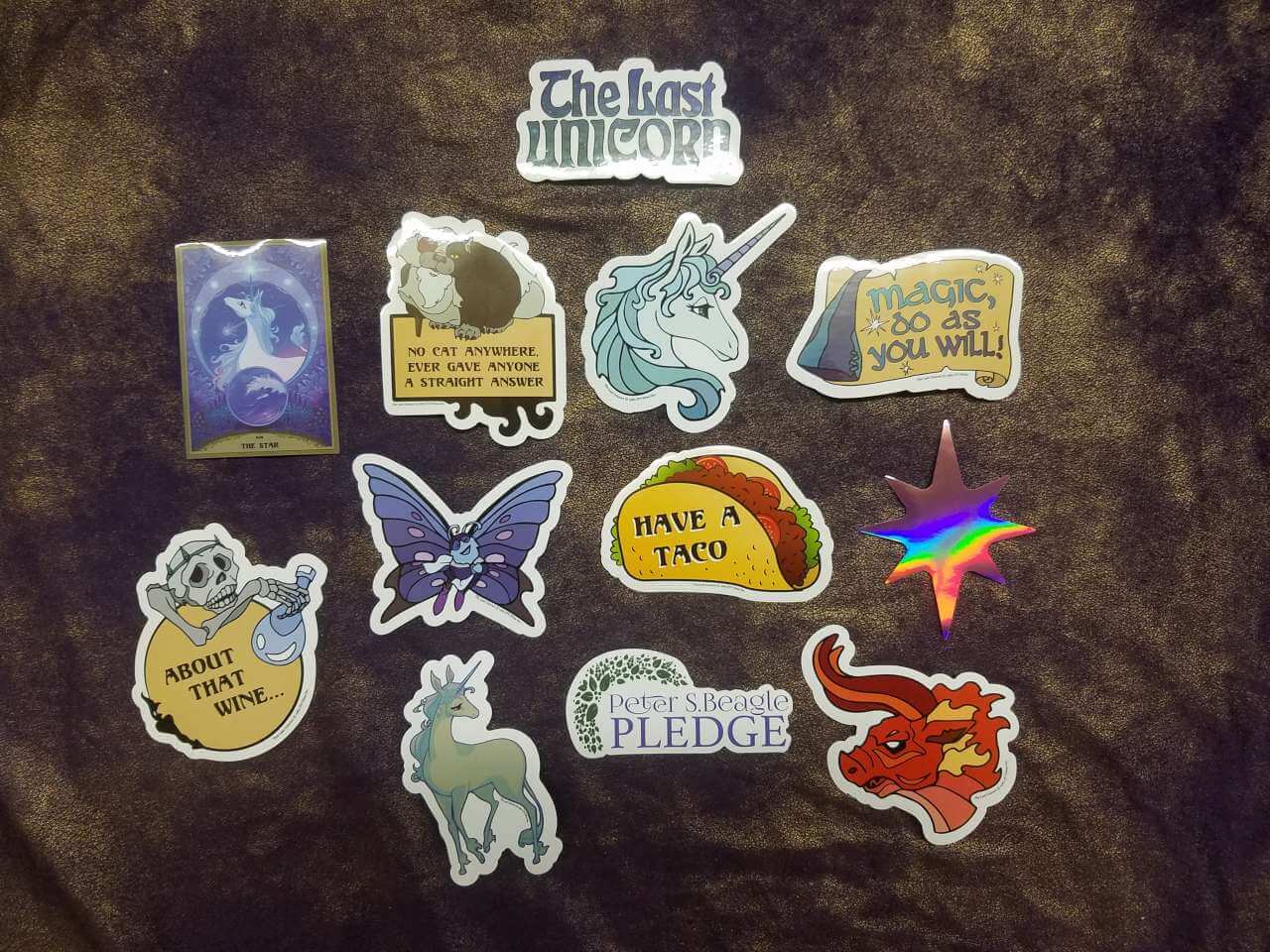 The Last Unicorn Peter S Beagle Officially Licensed Stickers Decals 10