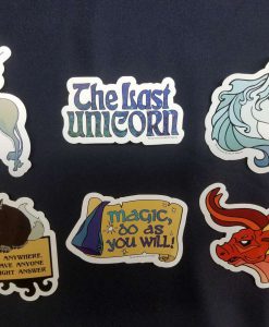 The Last Unicorn Peter S Beagle Officially Licensed Stickers Decals 2