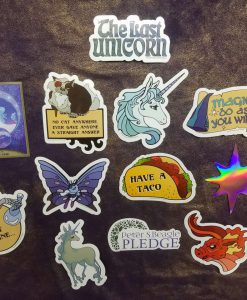 The Last Unicorn Peter S Beagle Officially Licensed Stickers Decals 7