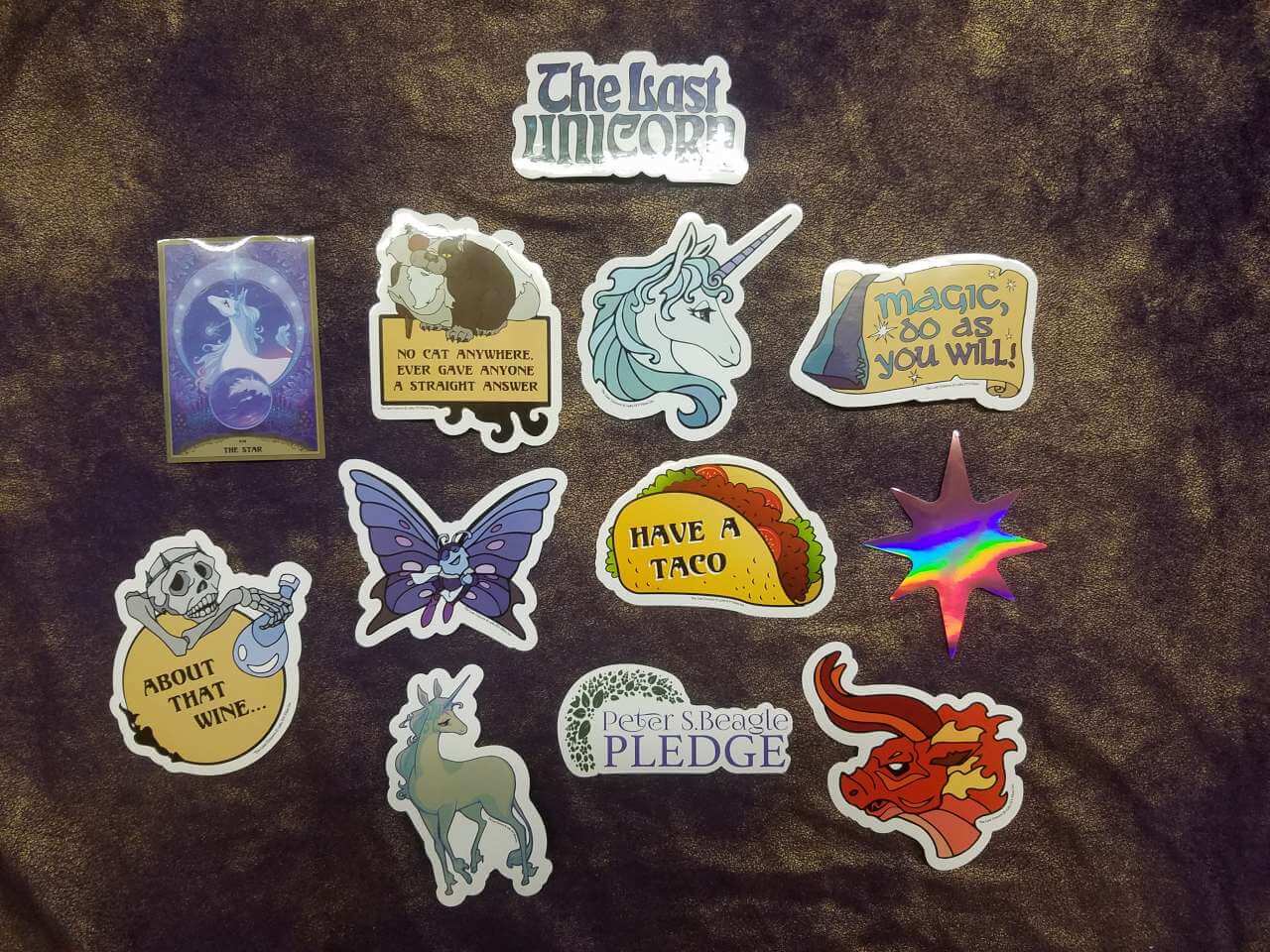 The Last Unicorn Peter S Beagle Officially Licensed Stickers Decals 9