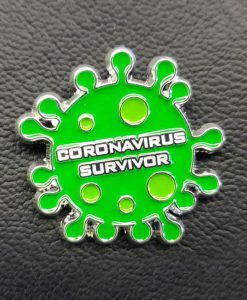 Coronavirus Survivor Enamel Pin 3