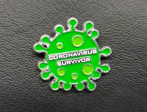 Coronavirus Survivor Enamel Pin 3