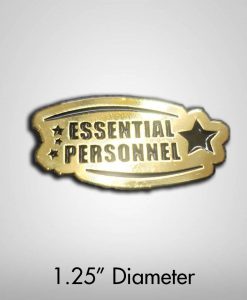 Essential Personnel Enamel Pin 1
