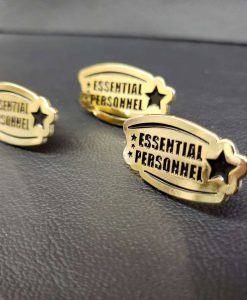 Essential Personnel Enamel Pin 4