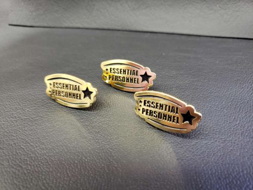 Essential Personnel Enamel Pin 2