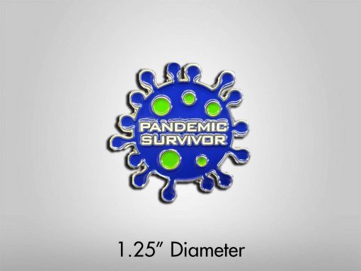 Pandemic Survivor Enamel Pin 1