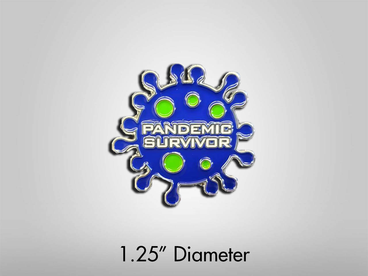 Pandemic Survivor Enamel Pin 1