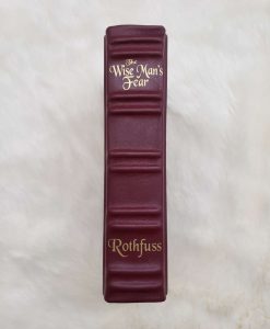 The Wise Mans Fear Patrick Rothfuss Leatherbound Leather Book Collectors Edition 16