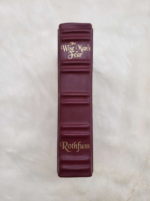The Wise Mans Fear Patrick Rothfuss Leatherbound Leather Book Collectors Edition 16