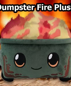 dumpster fire plush toy