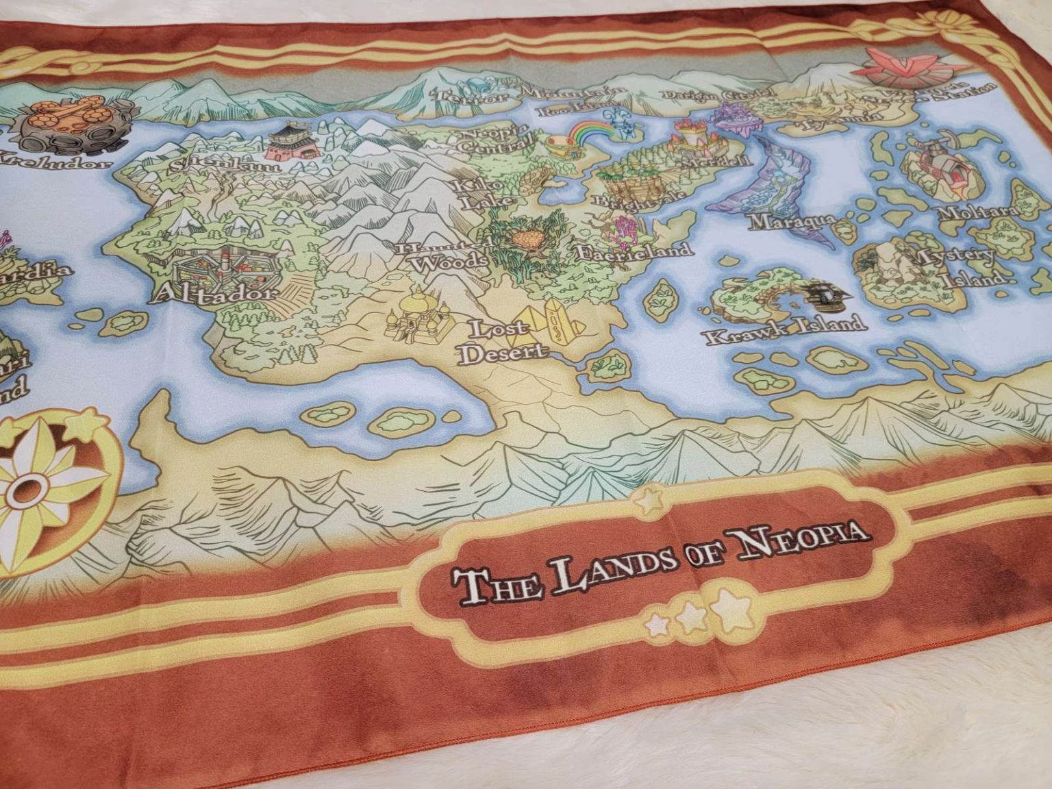Neopets – Cloth Map of Neopia