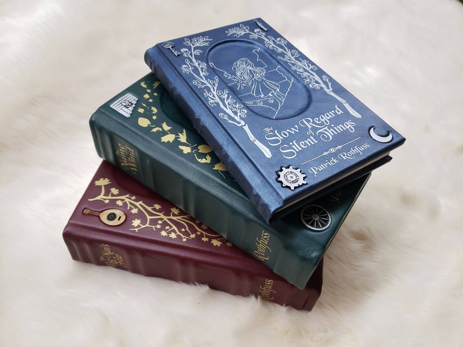 The Slow Regard of Silent Things - Leatherbound Patrick Rothfuss Book -  Geekify Inc