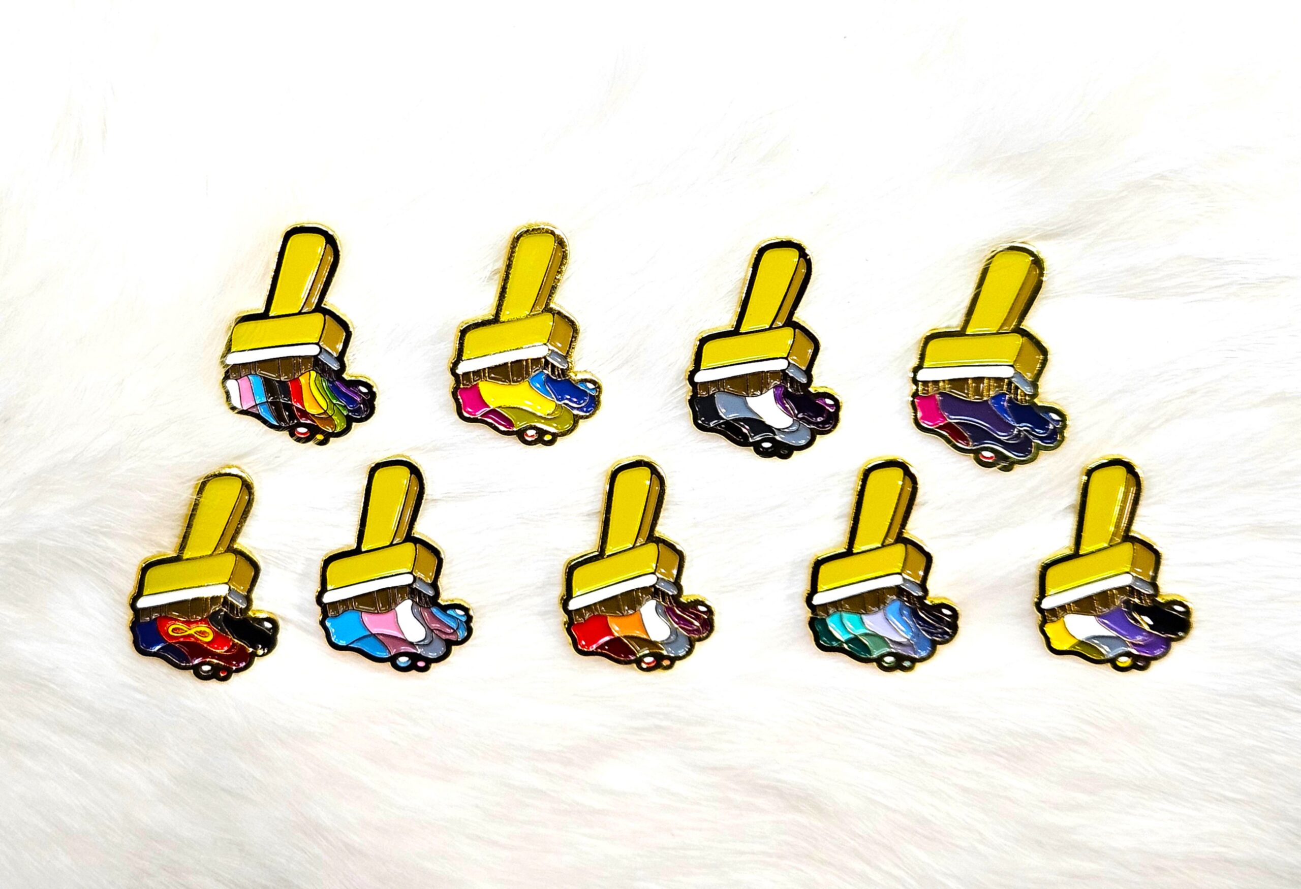 Neopets – Pride Paintbrushes Soft Enamel Pins V1 (Officially Licensed) - Image 12