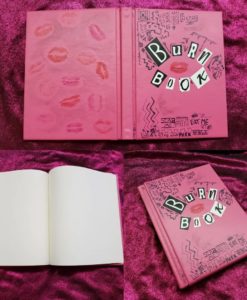 Sketch Book Journal Mean Girls Inspired burn Book 