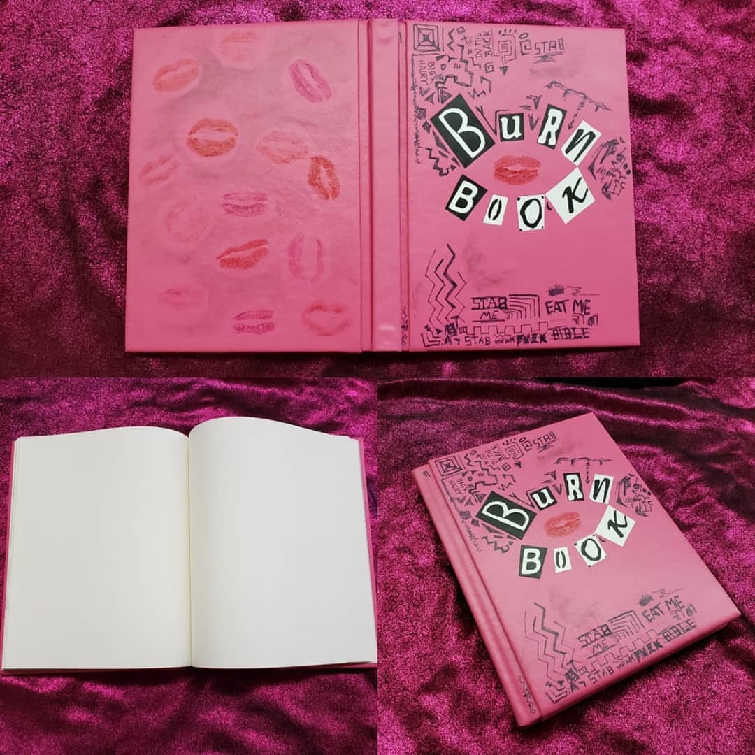 Burn Book - Blank Sketchbook (Inspired by Mean Girls) - Geekify Inc