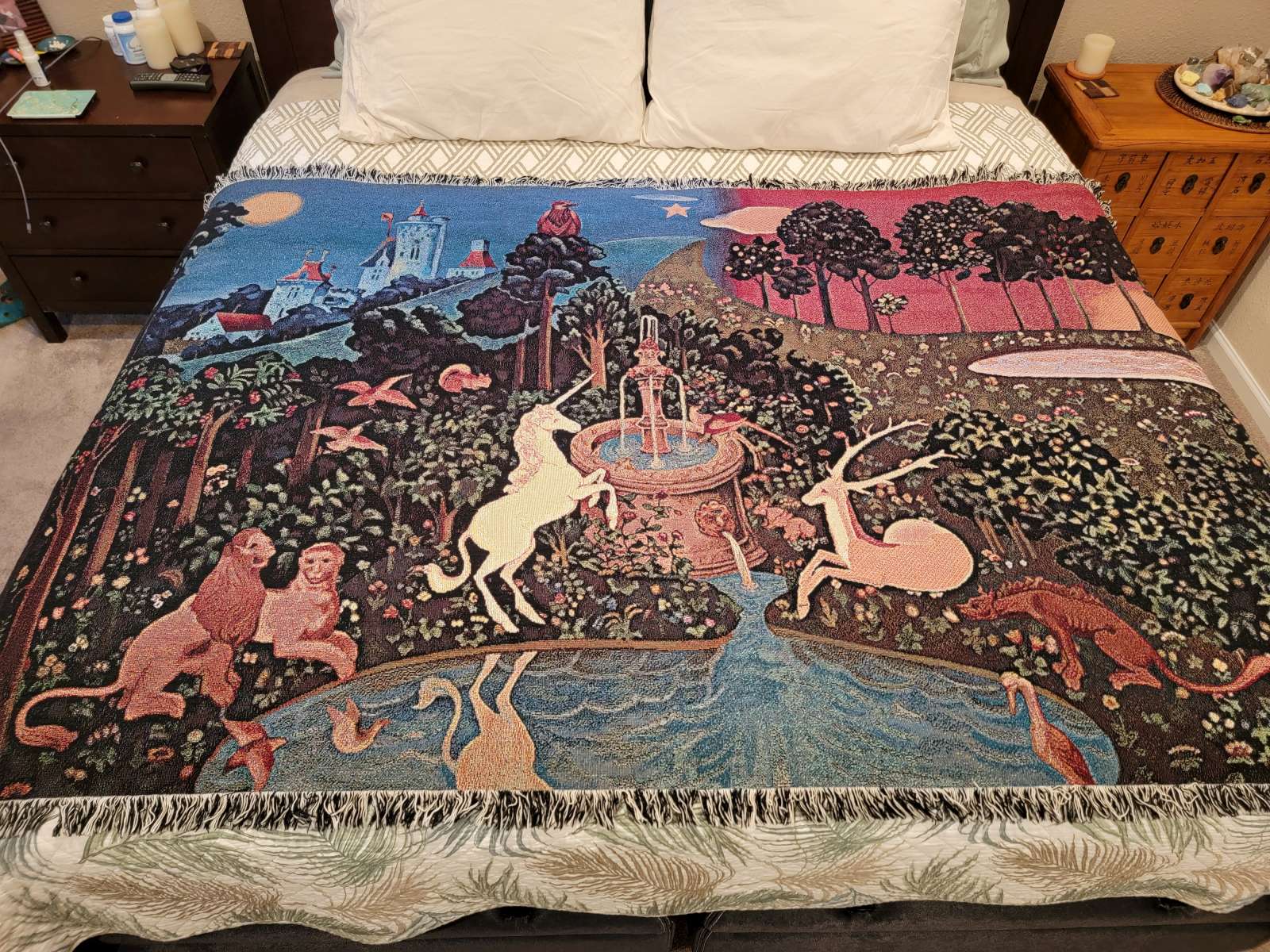 The Last Unicorn - Official Woven Wall Tapestry - Geekify Inc